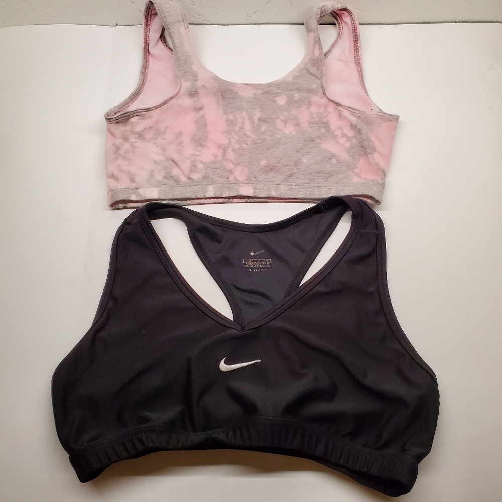 Nike Sports Bra and Fruit of the Loom Sports Bra